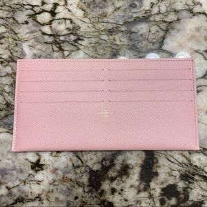 Louis Vuitton Blush Pink Saffiano Card Organizer